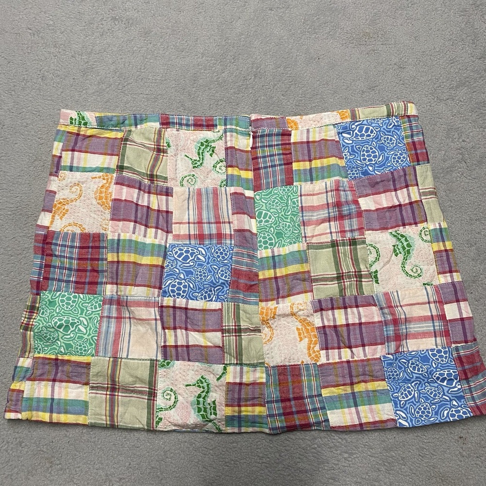 Vineyard Vines Patchwork Mini Skirt in Multicolor Plaid - Picture 3 of 7